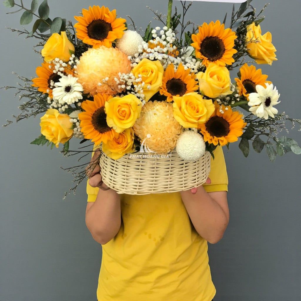 Giỏ hoa tươi - Đại Phát 10 - 31976