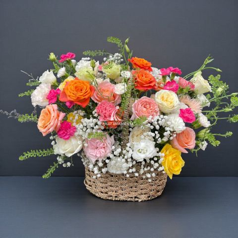  Lẵng hoa tươi - Sắc Đẹp 7 - 32884 