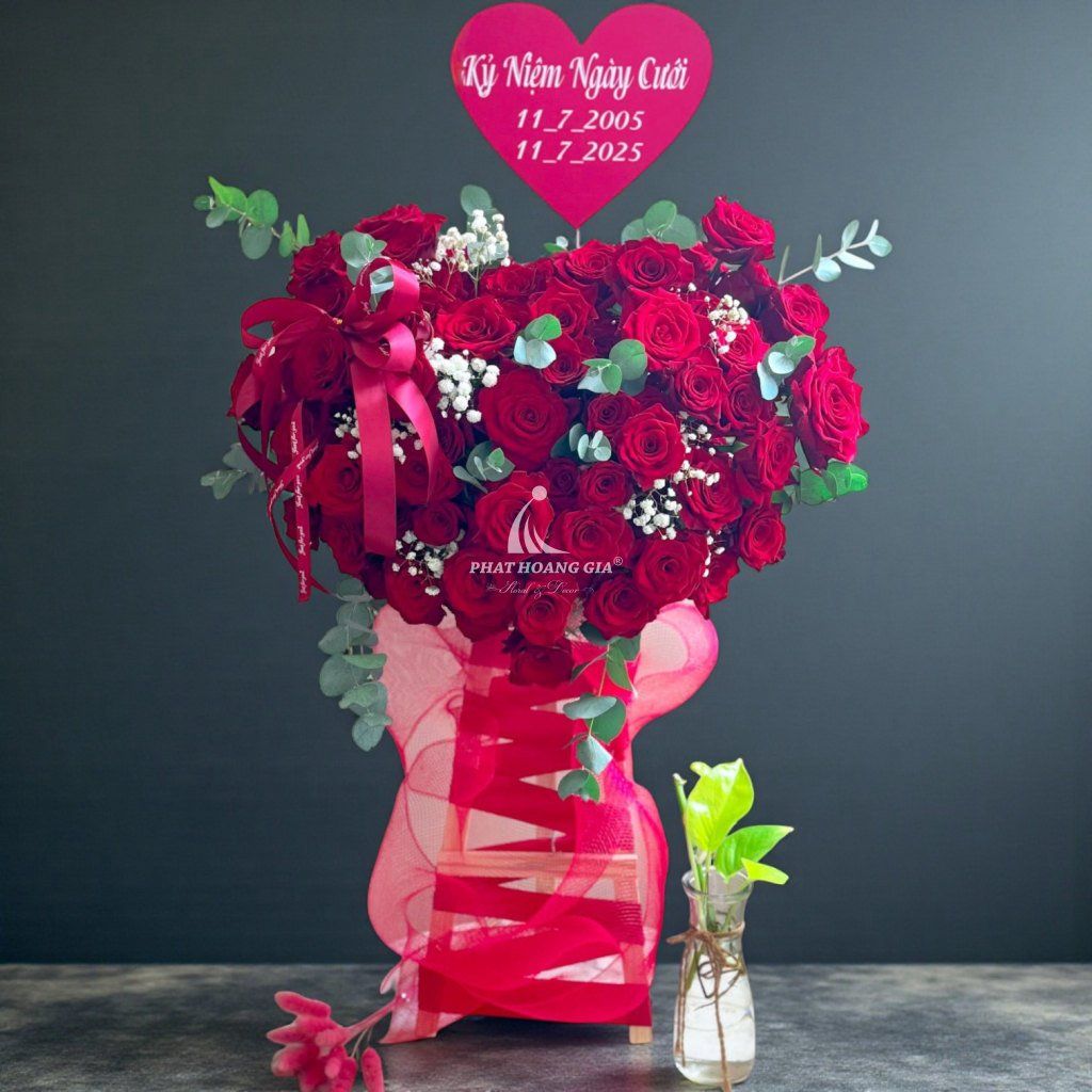Kệ hoa tươi mini - Hoa Hồng Và Tình Yêu 1 - 13029
