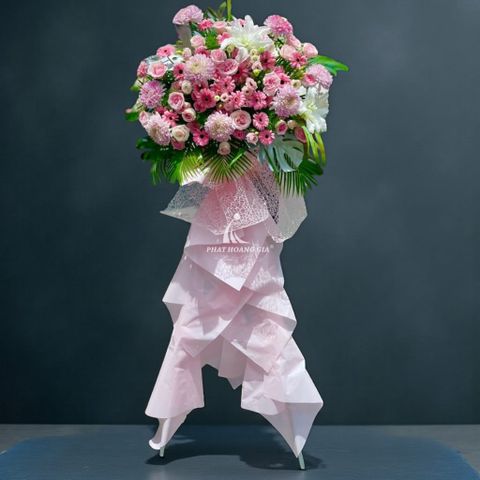  Kệ hoa tươi - Hoa Khai Trương - Pink Road 6 - 32543 