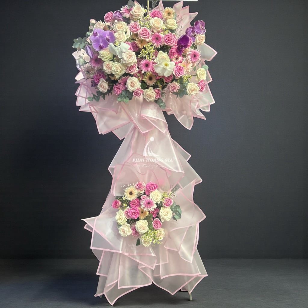 Kệ hoa tươi - Hoa Chúc Mừng Good Luck 8 - 32427