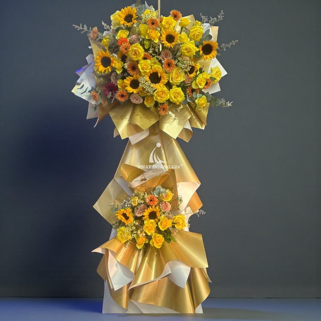 Kệ hoa tươi - Hoa Chúc Mừng Good Luck 7 - 32424