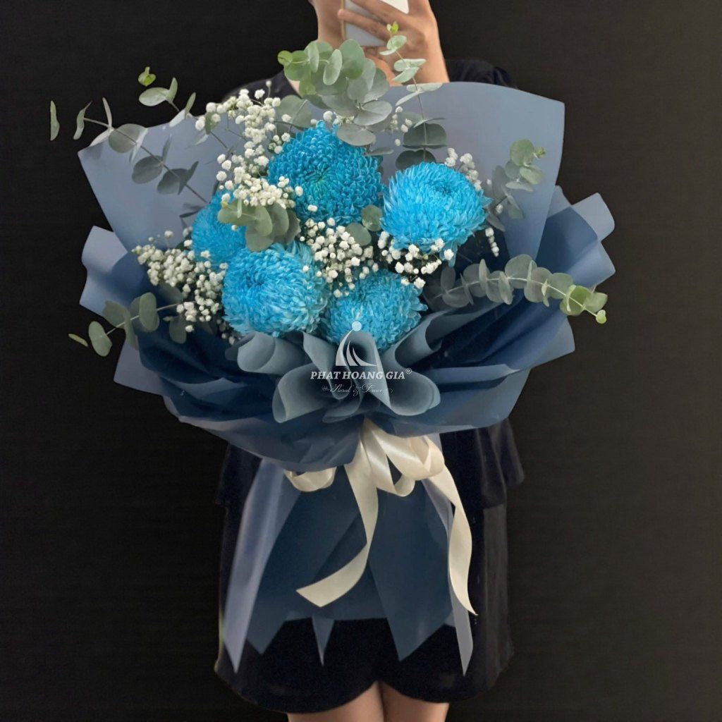 Hoa Cúc Mẫu Đơn - Sương Mai - 13090