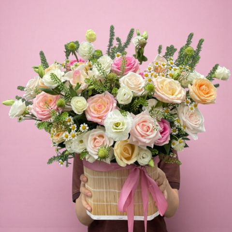  Lẵng hoa tươi - Lời Tri Ân 7 - 34813 