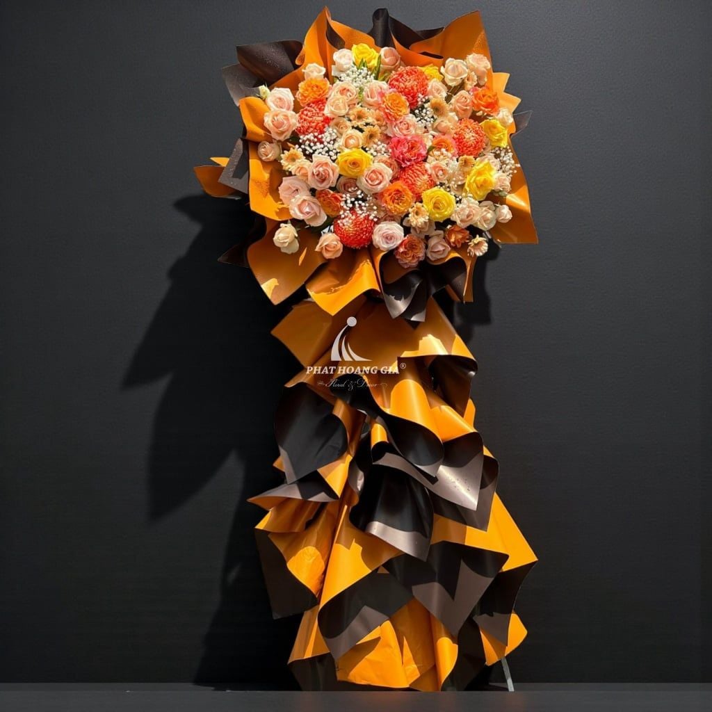 Kệ hoa tươi - Hoa Chúc Mừng Good Luck 9 - 35141