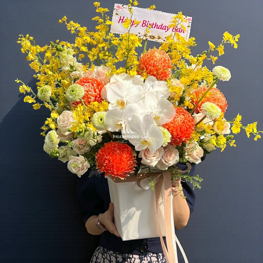 Hoa tươi màu Cam - Con Đường Rực Rỡ 8 - 35408