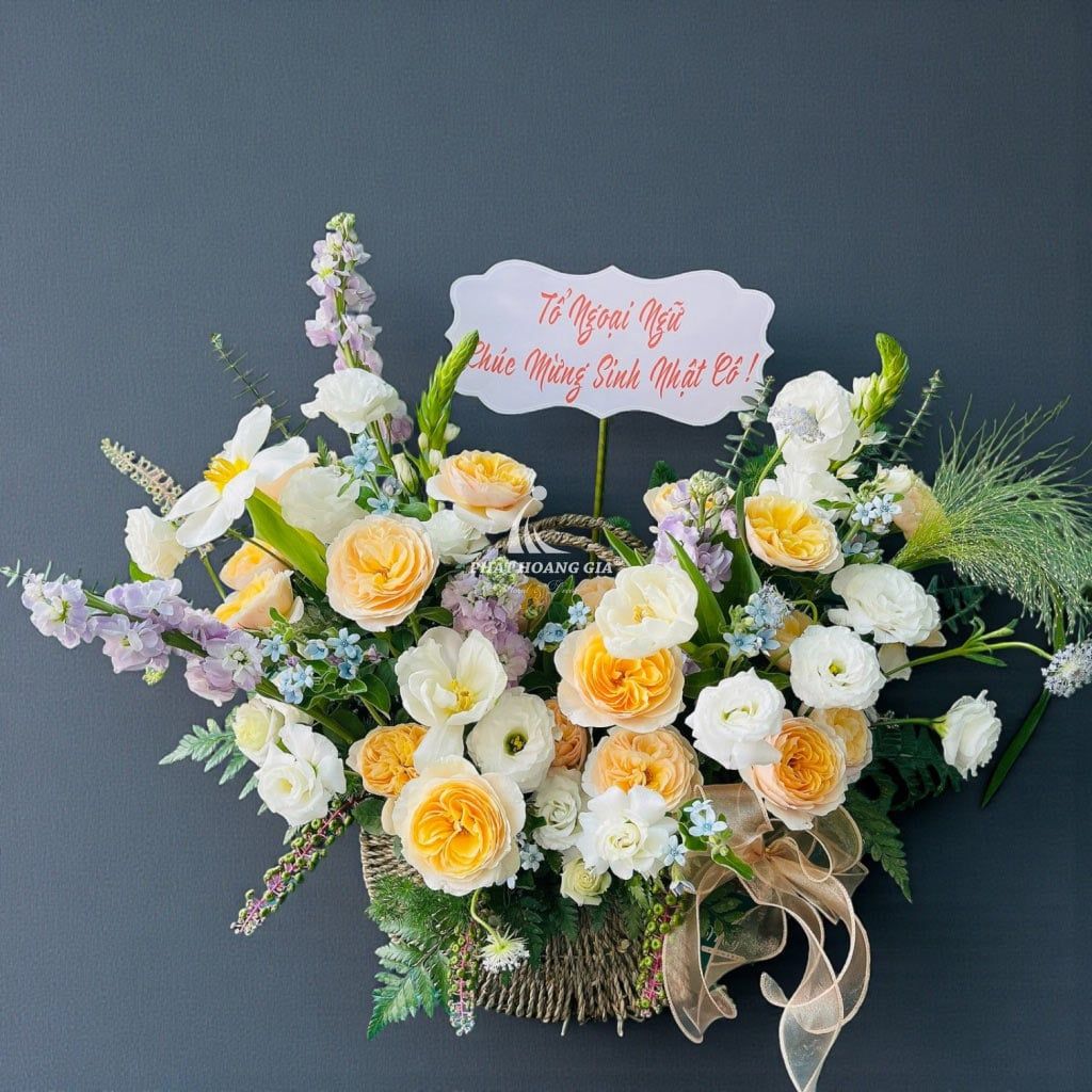 Giỏ hoa tươi - Dịu Dàng Thơ 7 - 36196