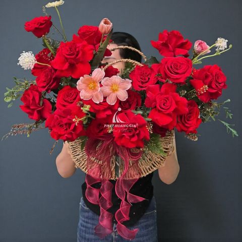  Phụ nữ Việt Nam (20/10) - Giỏ Hoa Mộng Mơ 10 - 36354 