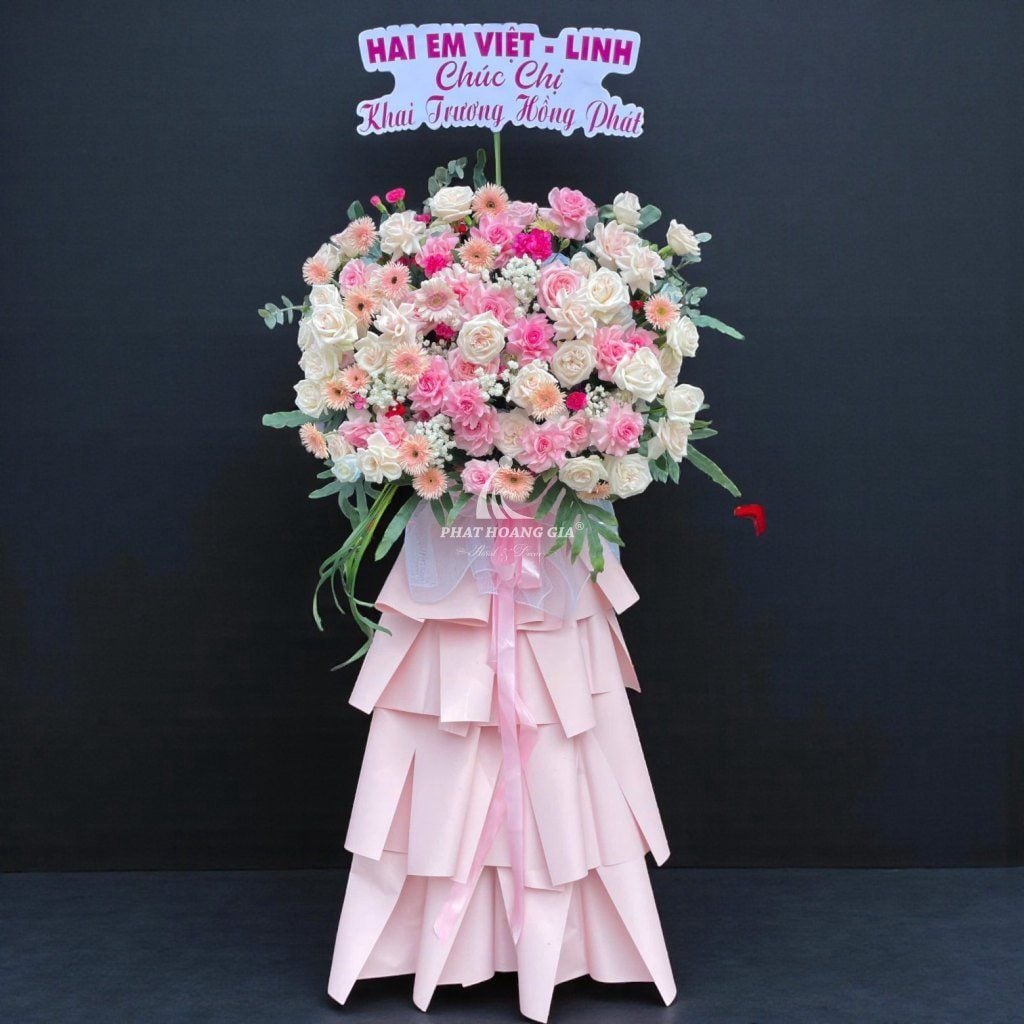 Kệ hoa tươi - Kệ Hoa Chúc Mừng Vững Tin - 15209