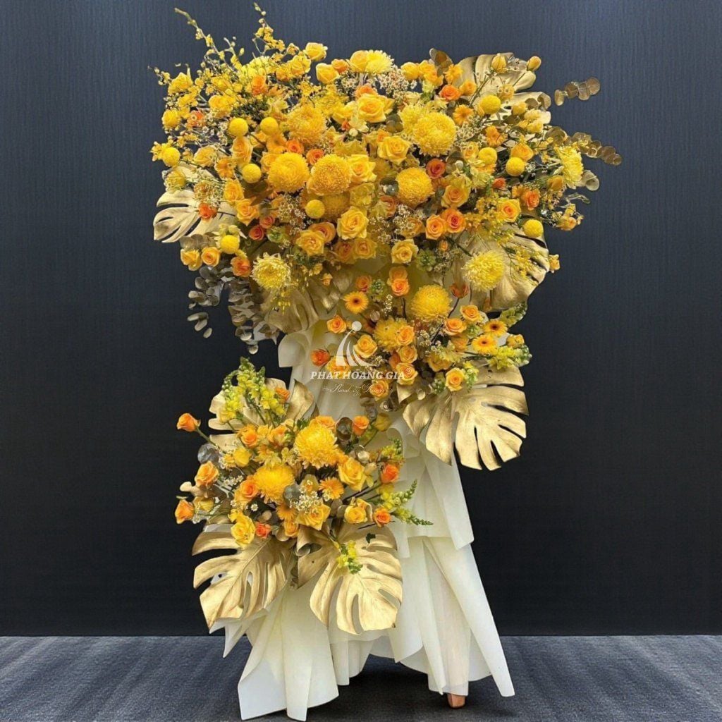 Kệ hoa tươi - Kệ Hoa Khai Trương Khởi Đầu Mới - 15288