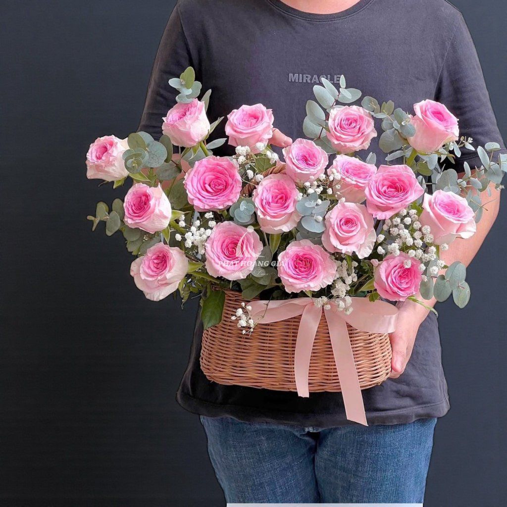 Lẵng hoa tươi - Dịu Dàng Thơ 1 - 15522