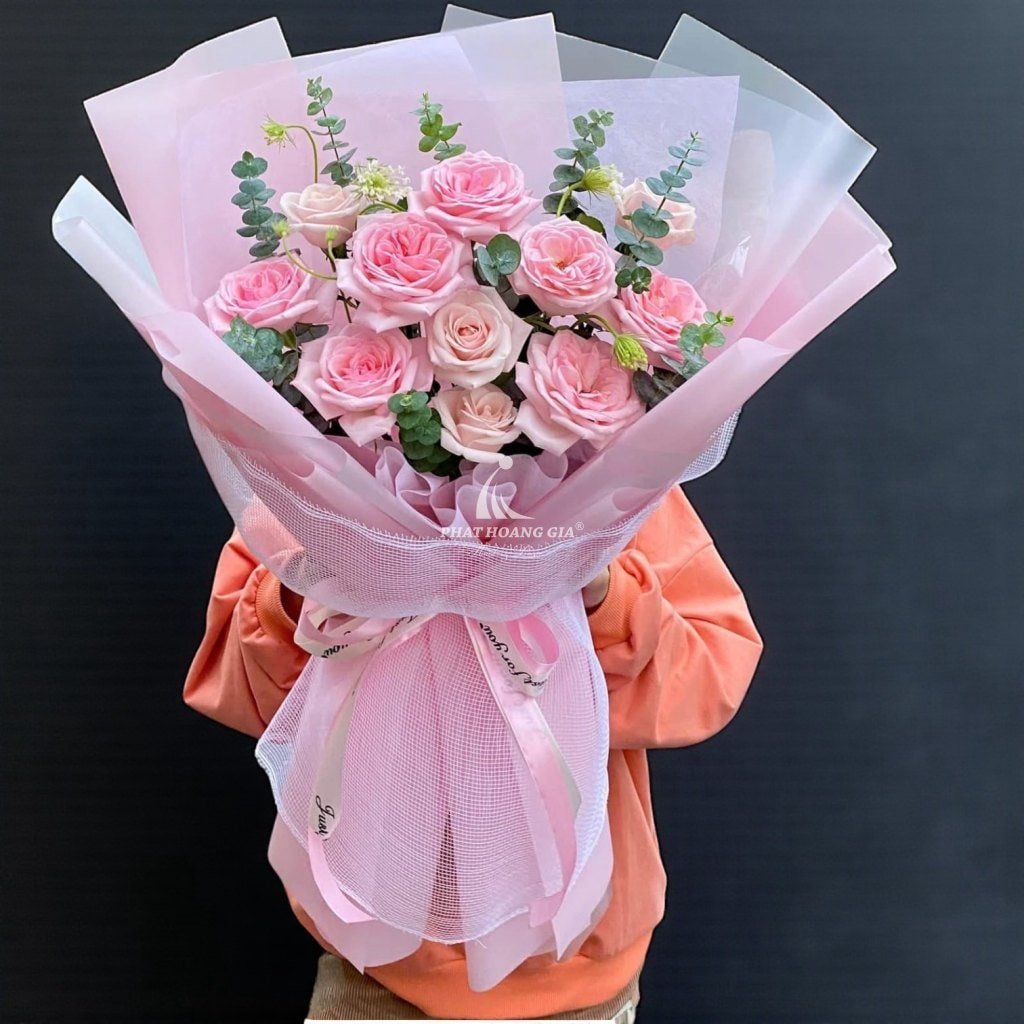 Hoa tươi màu Hồng - Blooming Garden 1 - 15600