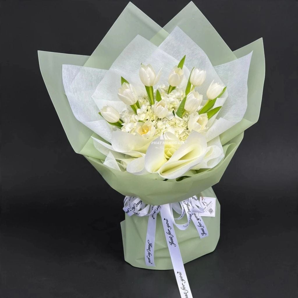 Hoa tươi màu Trắng - Lovely Bloom 3 - 39493