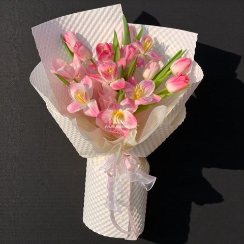  Hoa sinh nhật - Sun-Kissed Tulips - 16773 