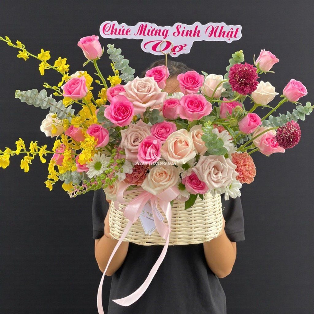 Giỏ hoa tươi - Giỏ Hoa Nàng Xuân 2 - 17253