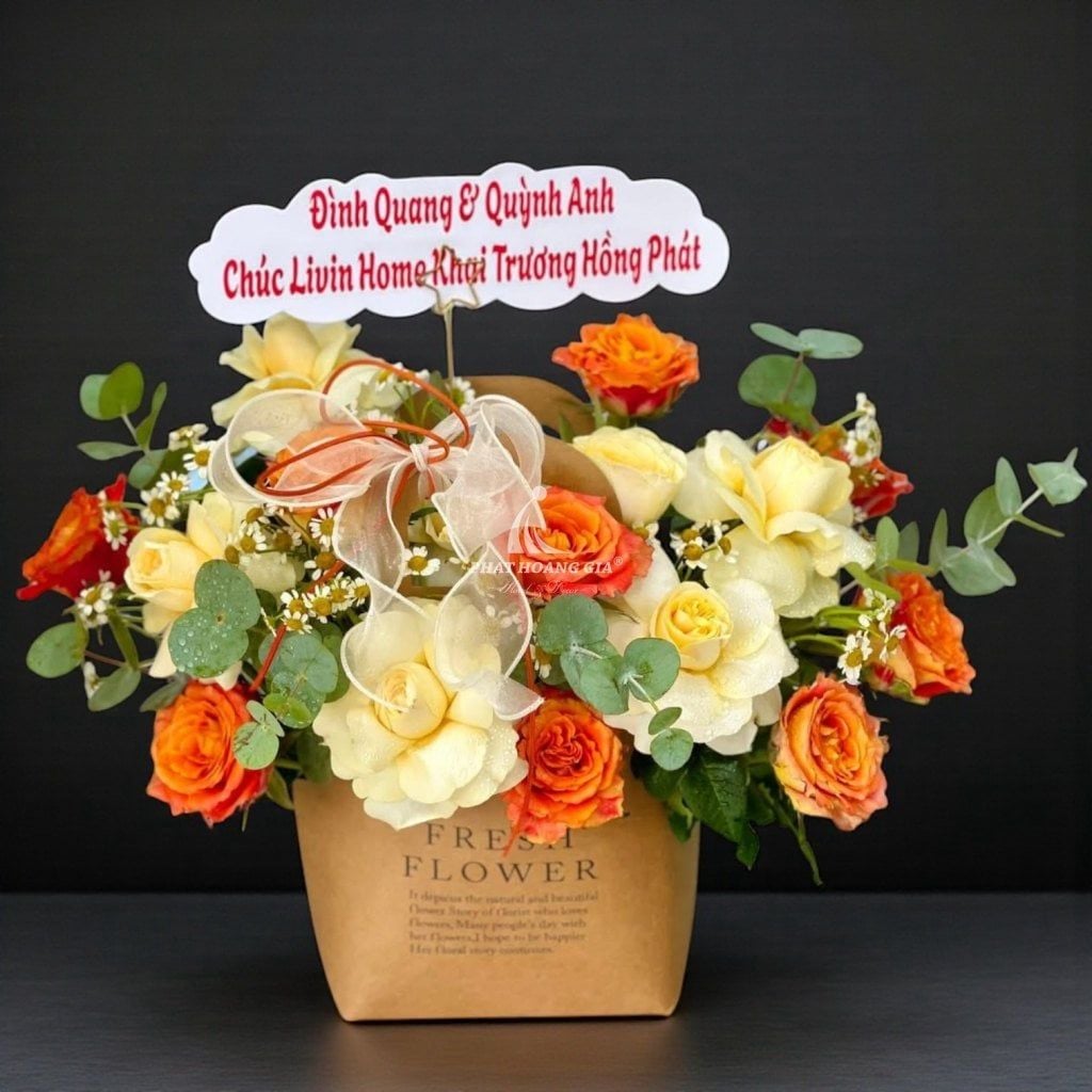 Hoa tươi màu Cam - Bright Sky 1 - 11165