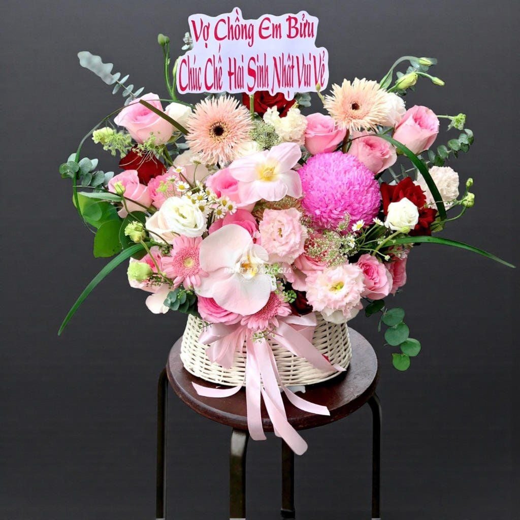 Giỏ hoa tươi - Blooming - 17669