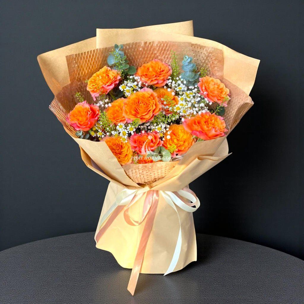 Hoa tươi màu Cam - Cá Tính & Ấn Tượng Khó Phai 2 - 17877