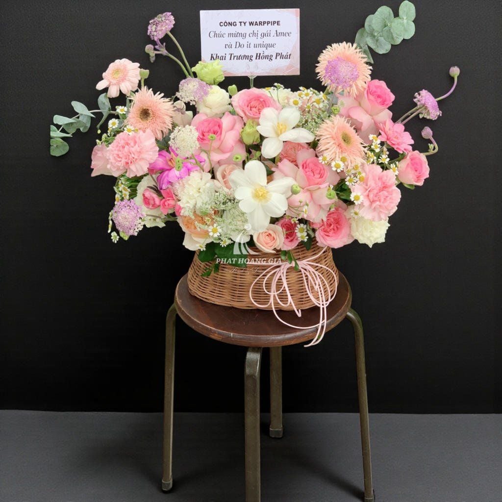 Giỏ hoa tươi - Giỏ Hoa Nàng Xuân 3 - 18000