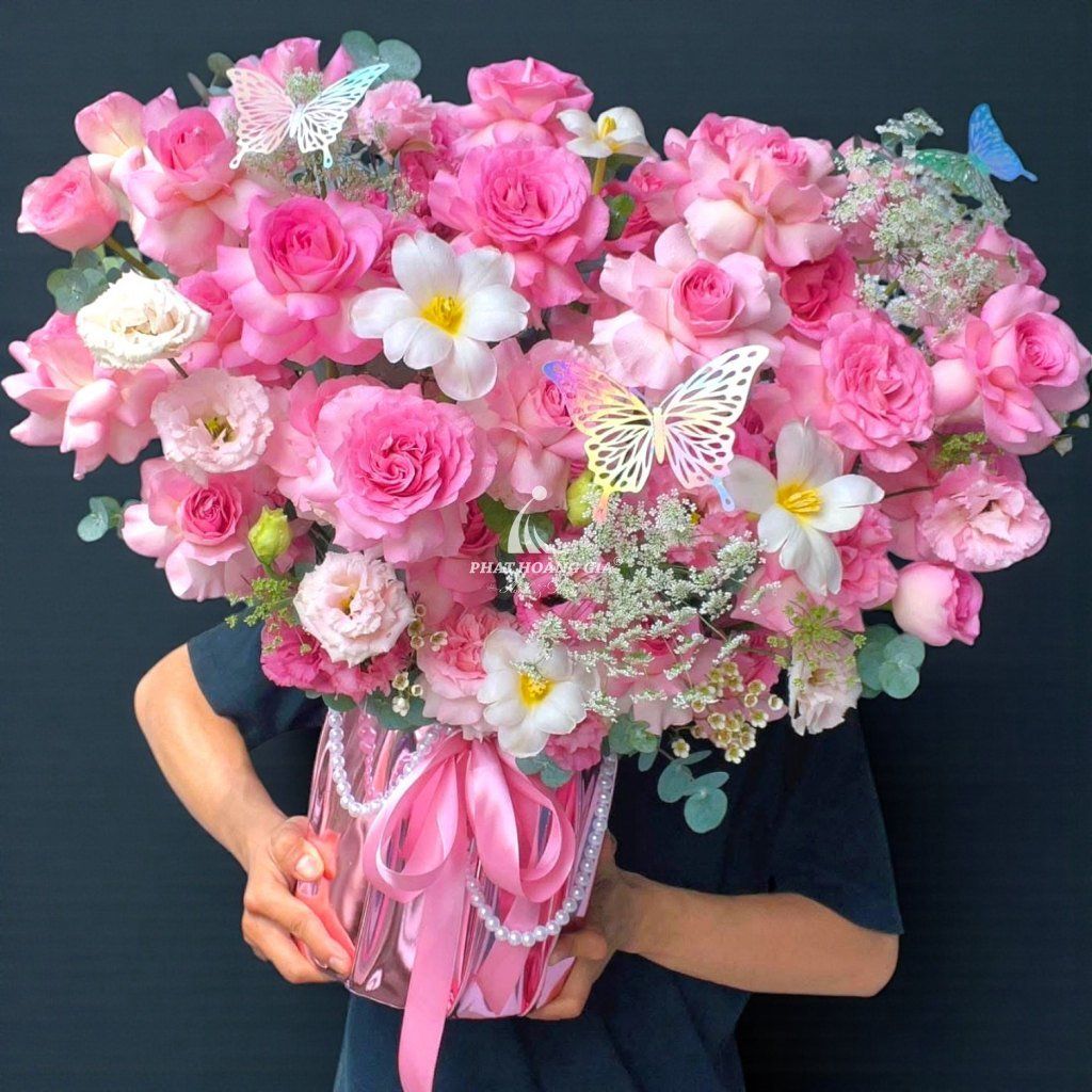 Hộp hoa - Cánh Hồng Tươi 2 - 19550