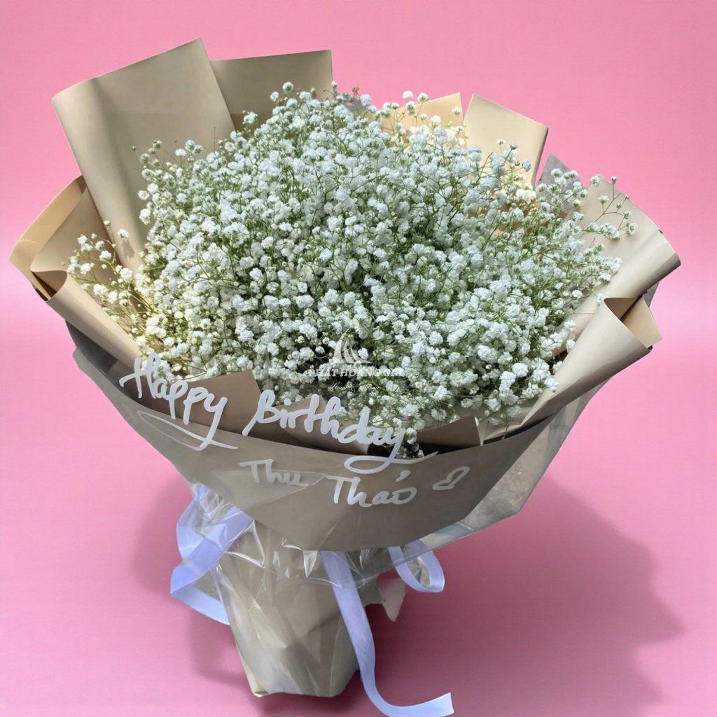 Hoa tươi màu Trắng - Baby 1 - 11649