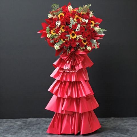  Kệ hoa tươi - Hoa Chúc Mừng - Vươn Cao - 20842 