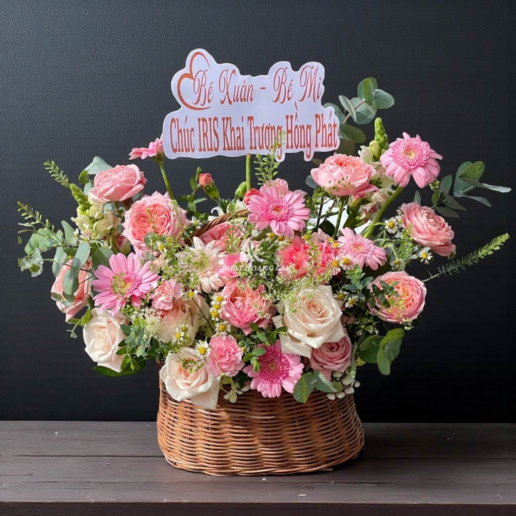 Giỏ hoa tươi - Giỏ Hoa Nàng Xuân 4 - 18864