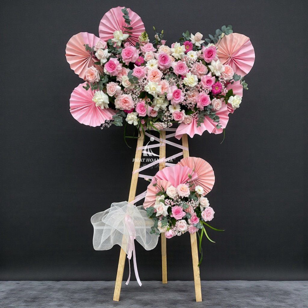 Kệ hoa tươi - Hoa Chúc Mừng Good Luck 3 - 18837