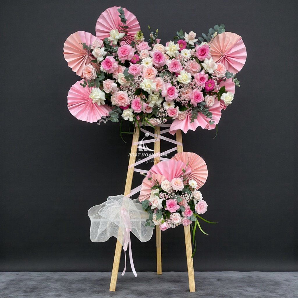 Kệ hoa tươi - Hoa Chúc Mừng Good Luck 3 - 18837