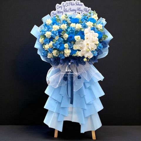  Kệ hoa tươi - Kệ Hoa Chúc Mừng Vững Tin 1 - 21437 