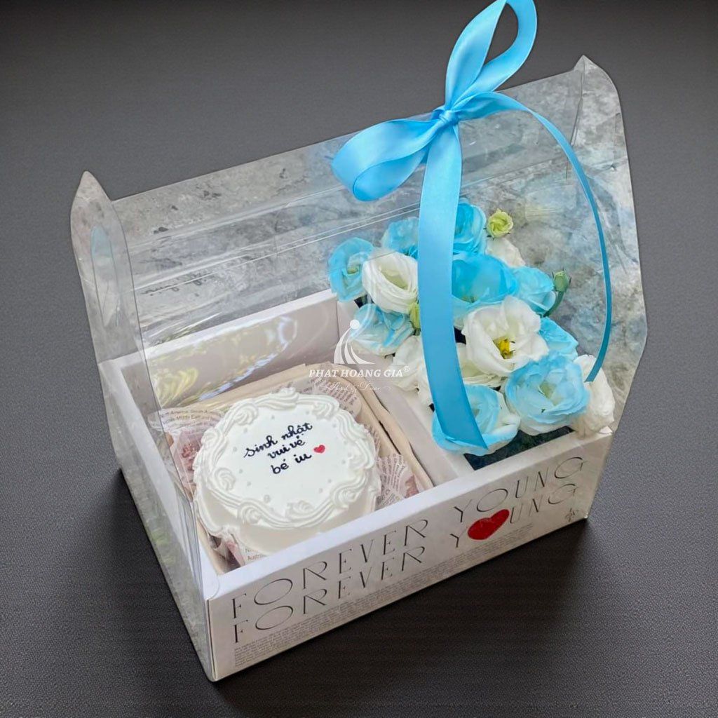 Set bánh hoa tươi - Set Bánh Kem Và Hoa Tươi - 21578