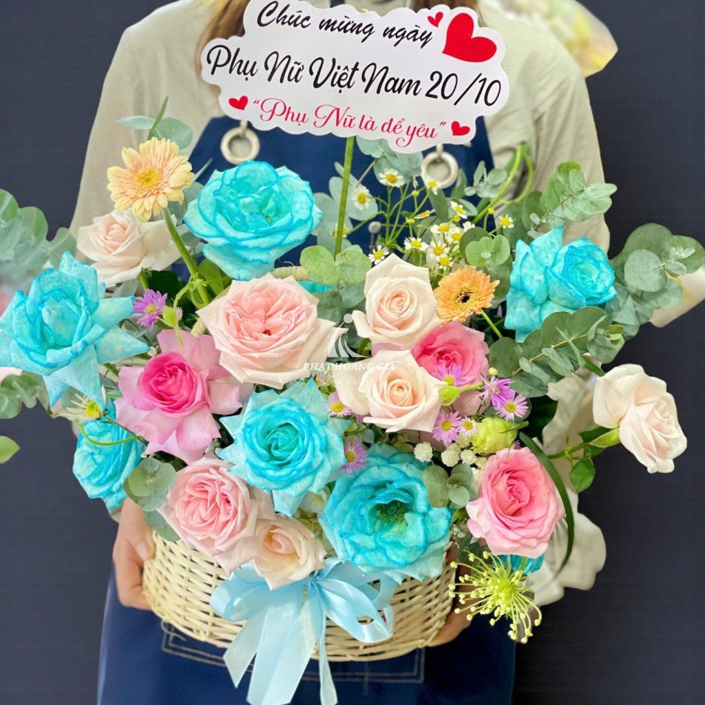 Lẵng hoa tươi - Chân Ái 3 - 21742