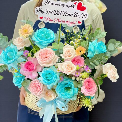  Lẵng hoa tươi - Chân Ái 3 - 21742 