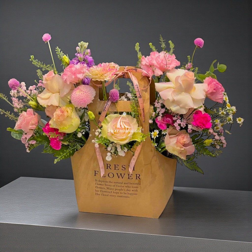 Lẵng hoa tươi - Đằm Thắm 3 - 21774