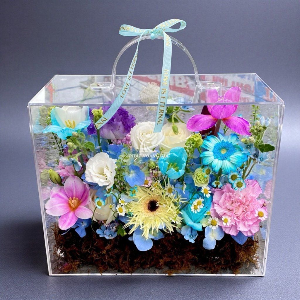 Hộp hoa Mica - Hộp Hoa Mica Celestial Blooms - 22544