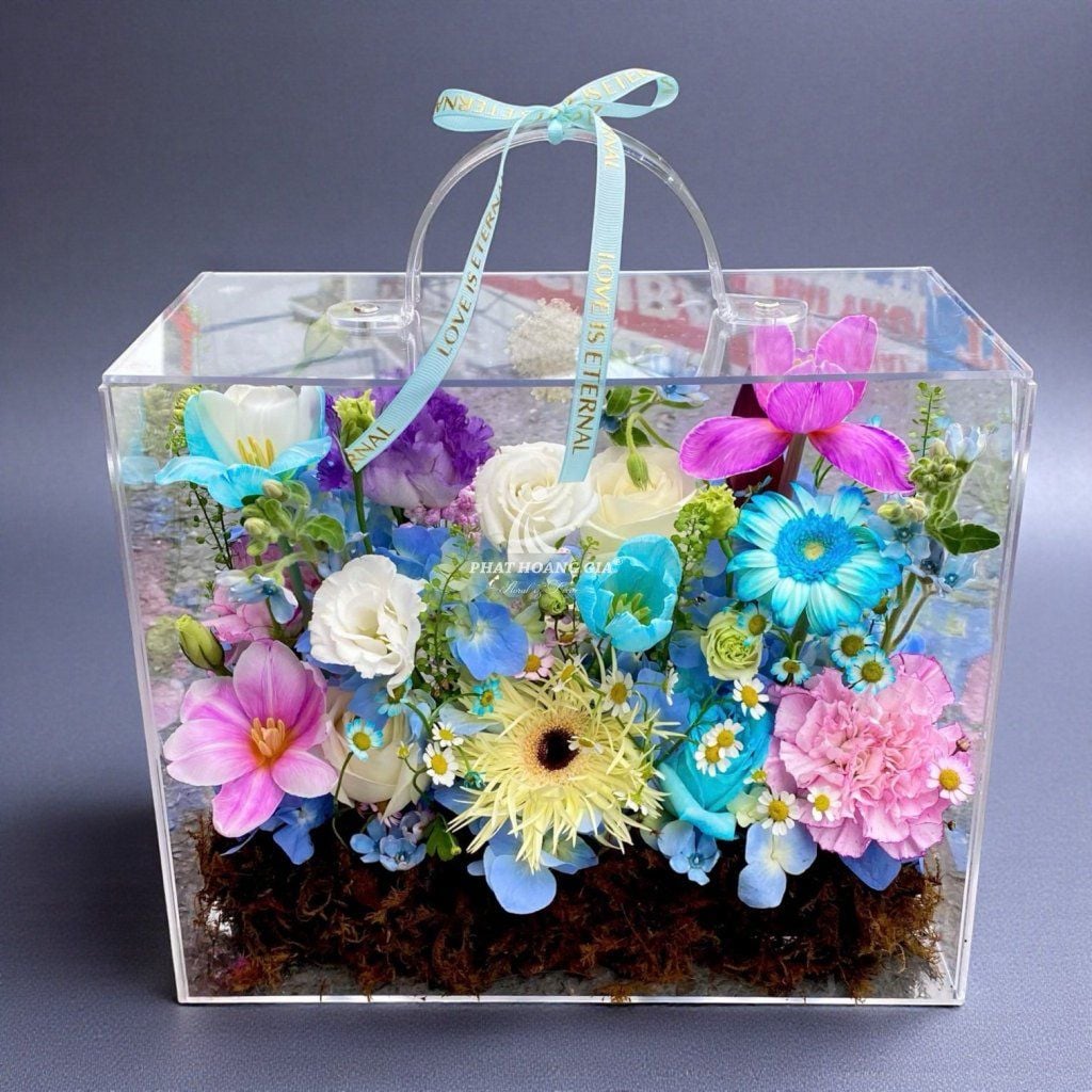 Hộp hoa Mica - Hộp Hoa Mica Celestial Blooms - 22544