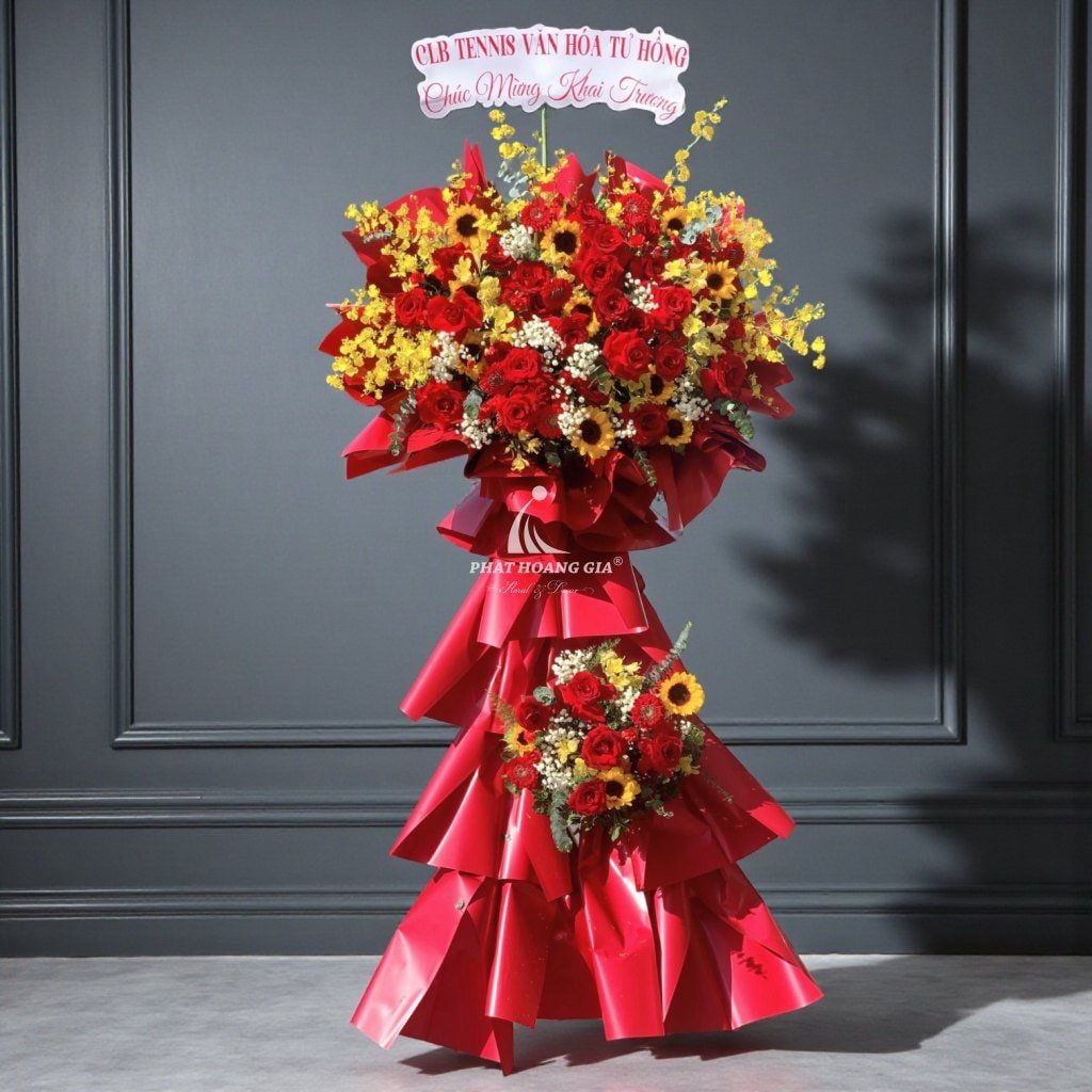 Kệ hoa tươi - Hoa Chúc Mừng Good Luck 5 - 23075