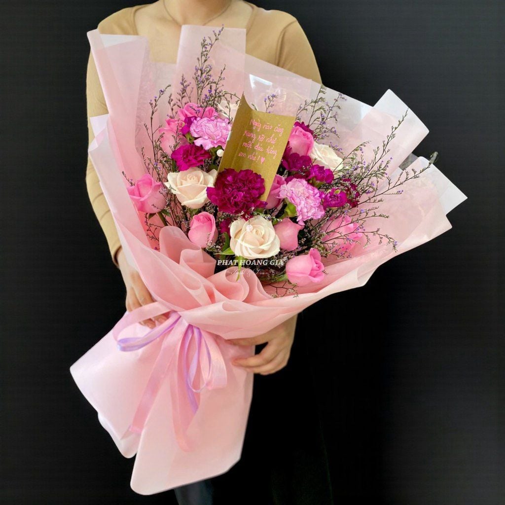 Hoa tươi màu Tím - Together Forever 2 - 22977