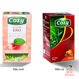  Trà Cozy đào túi lọc 25 gói x 2g (50gram) 