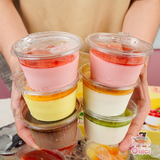 Combo Panna cotta +50 hũ đựng 60ml+ 5 chai sốt (70ml) 