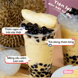  Set nguyên liệu Trà sữa Sầu Riêng thành phẩm 25-30 ly ( 3-4 lít thành phẩm ) 