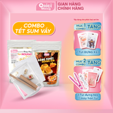  Combo Tết Bánh Bông Tuyết + Nougat Thượng Hạng Kèm dụng cụ 
