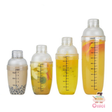  Bình lắc shaker nhựa vạch đen 500ml 