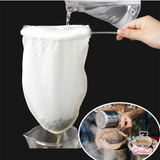  Vợt Vải Lọc Trà/cà phê cán inox đường kính 15 cm x Dài 29 cm 