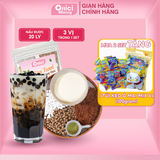  Set nguyên liệu làm Sữa Tươi Trân Châu Đường Đen mix 3 vị [20 ly] 