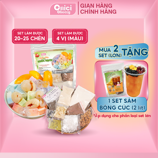 Set nguyên liệu Chè khúc bạch 20-25 chén