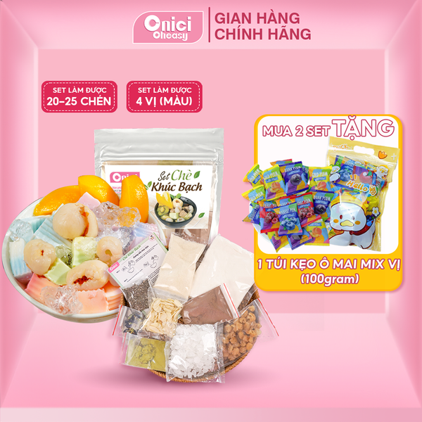 Set nguyên liệu Chè khúc bạch 20-25 chén