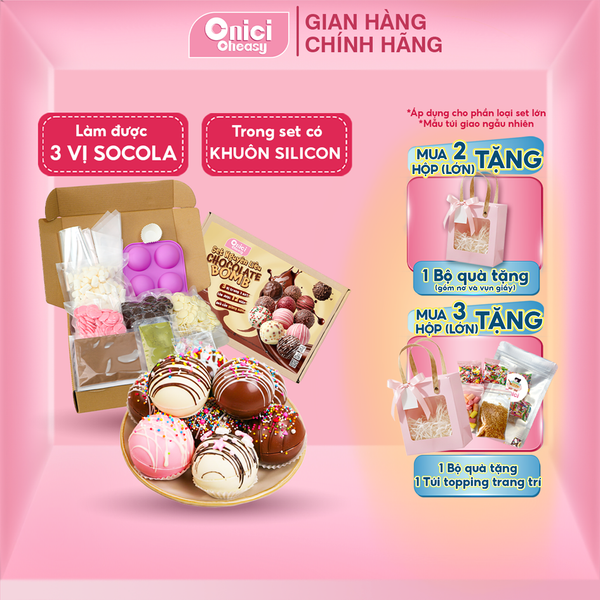 SET LÀM CHOCOLATE BOMB