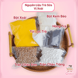  Set nguyên liệu Trà sữa Xoài thành phẩm 25-30 ly ( 3-4 lít thành phẩm ) 