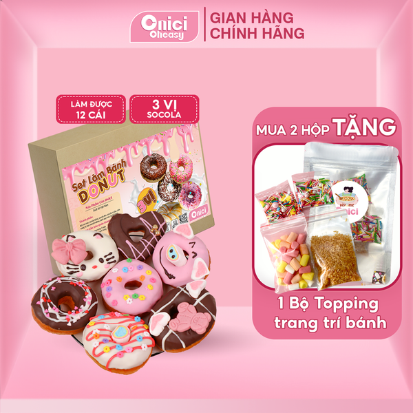 Set làm Bánh donut (10-12 bánh)